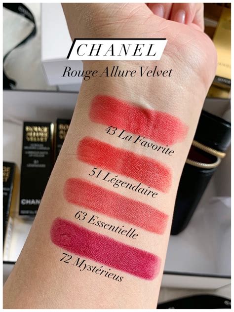 chanel rouge allure velvet no 5 review